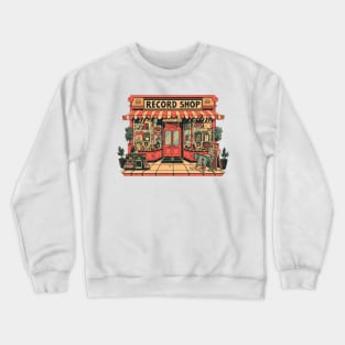 record shop Crewneck Sweatshirt